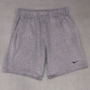Nike Men's Heathered Gray Athletic Shorts